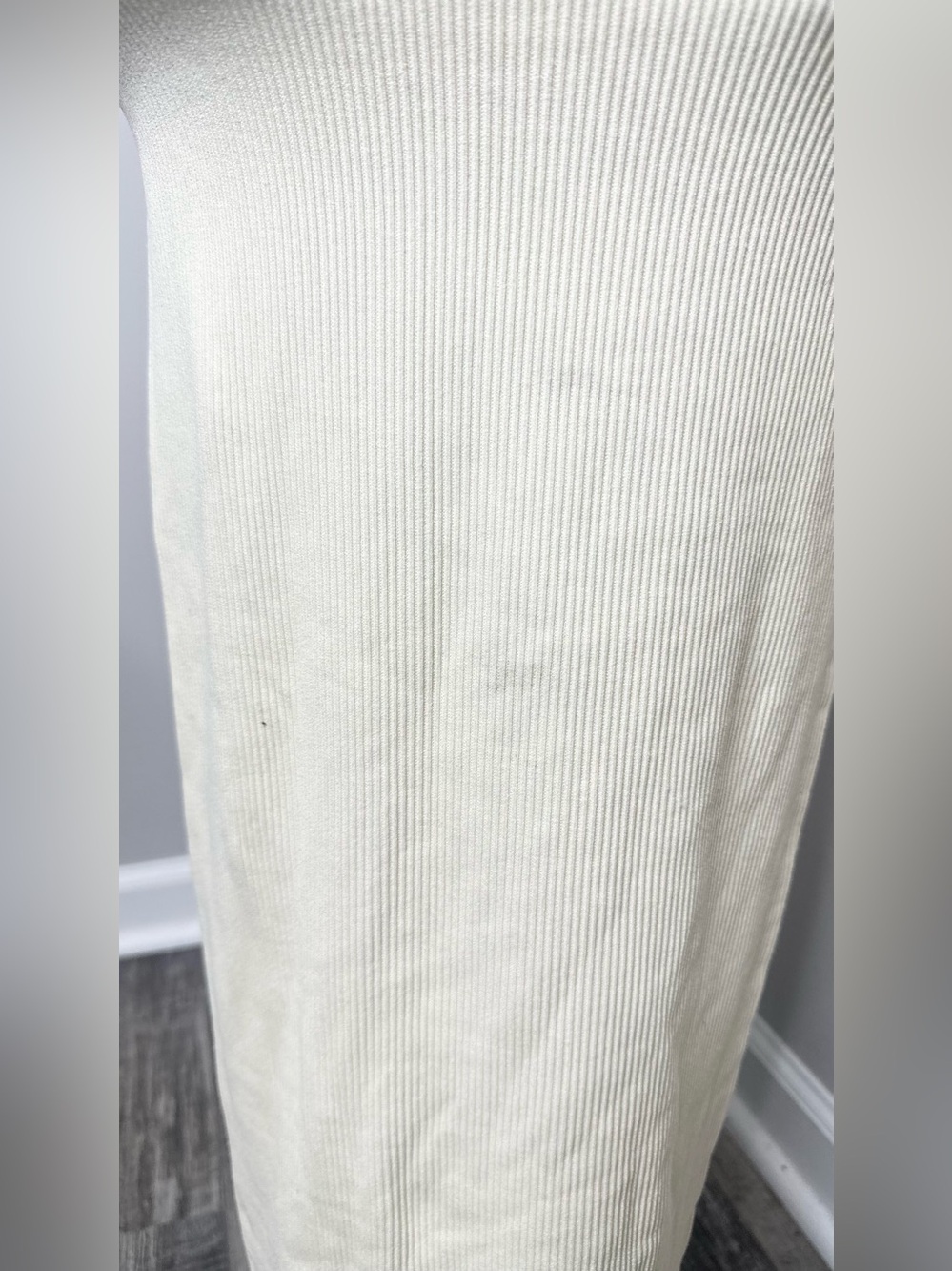Fashion Nova Cream Racerback Ribbed Maxi Dress-nwt-m/L - Picture 5 of 7